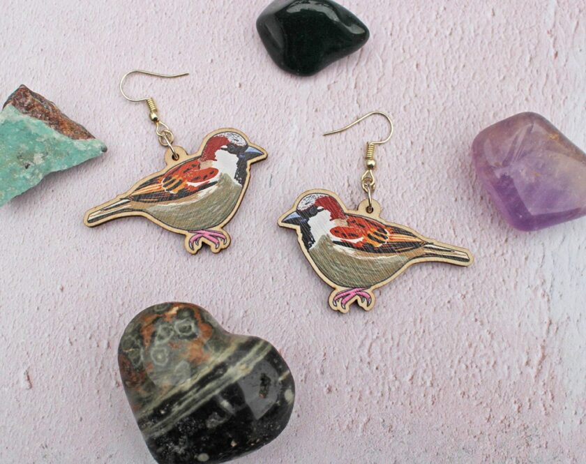 Sparrow Earrings from LOADOFOLBOBBINS