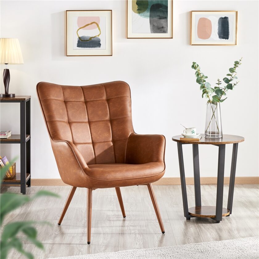 comfortable arm chair set in a sitting room