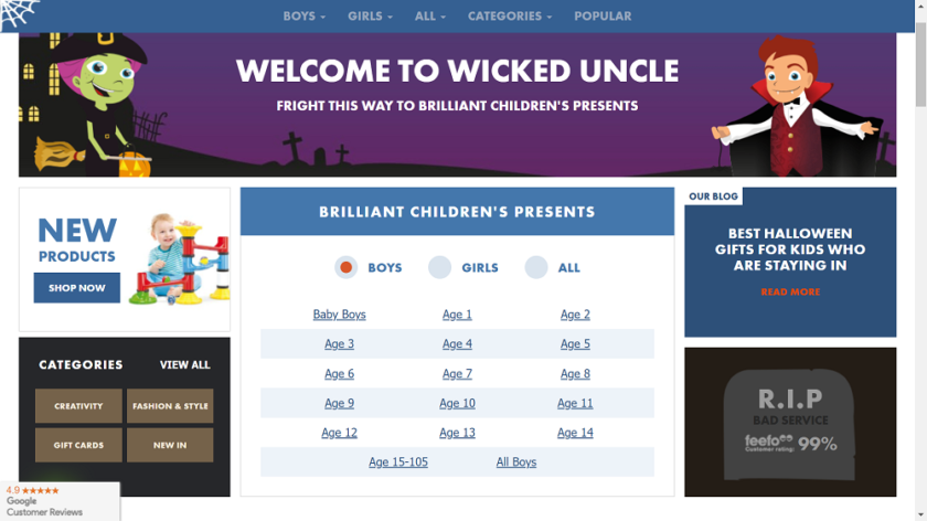 Wicked Uncle Front Page