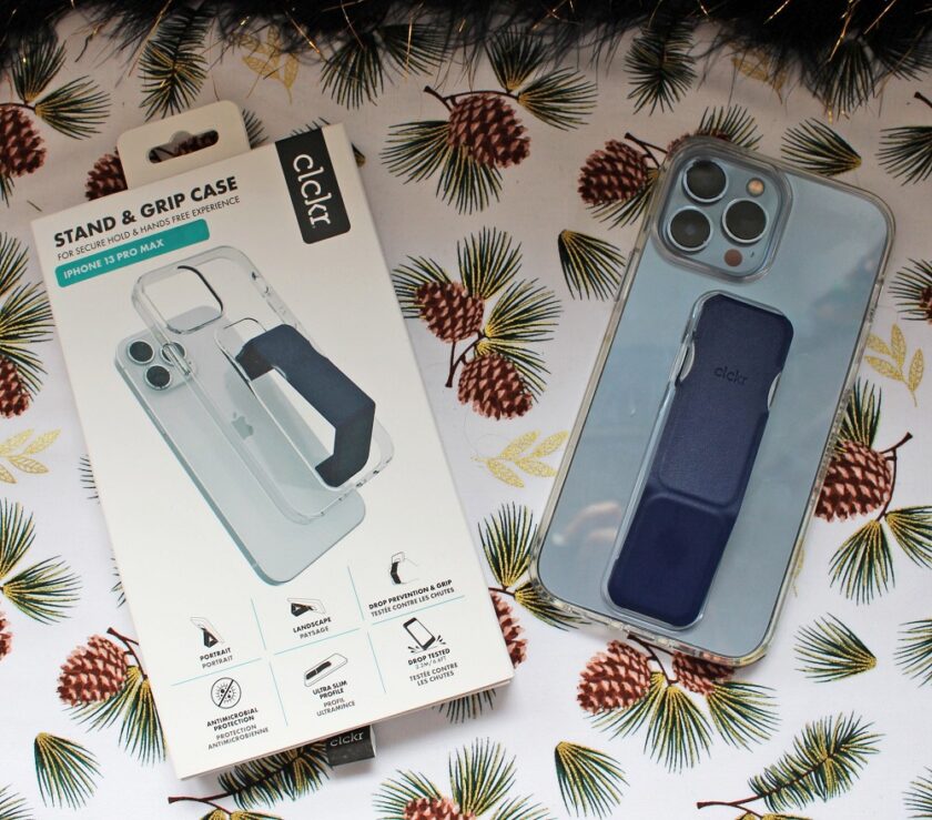Clckr - Clear Stand and Grip Case