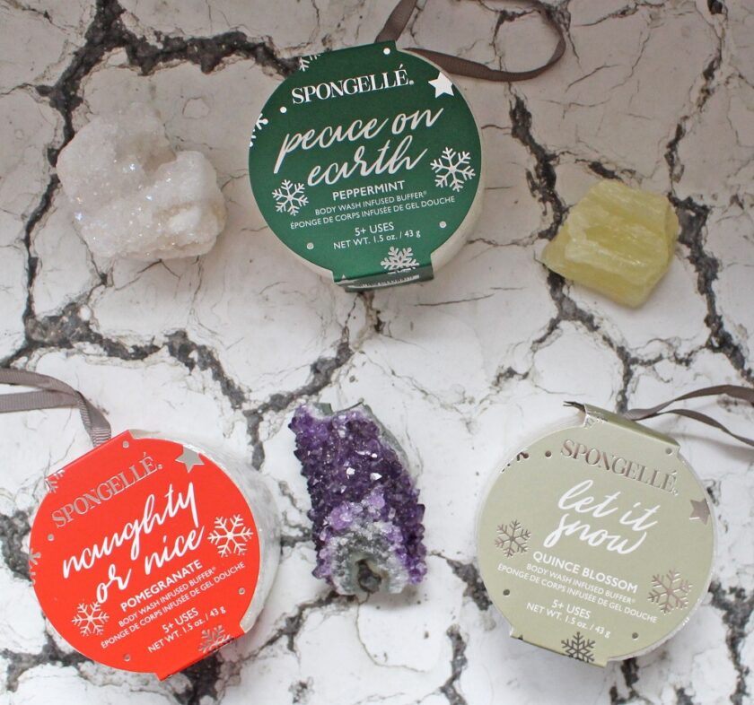 Spongelle Merry and Bright Giftset Sponges