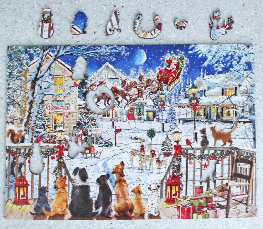 Wentworth Puzzles Pets On The Porch Completed