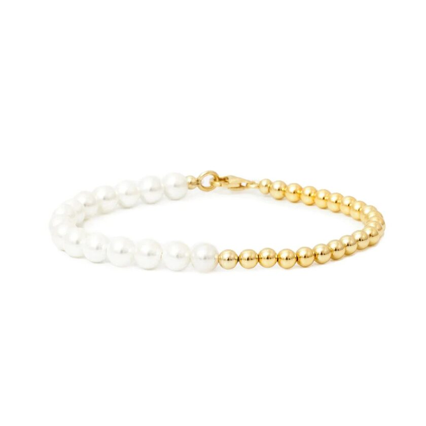 Gold Plated Silver Bubble Bracelet