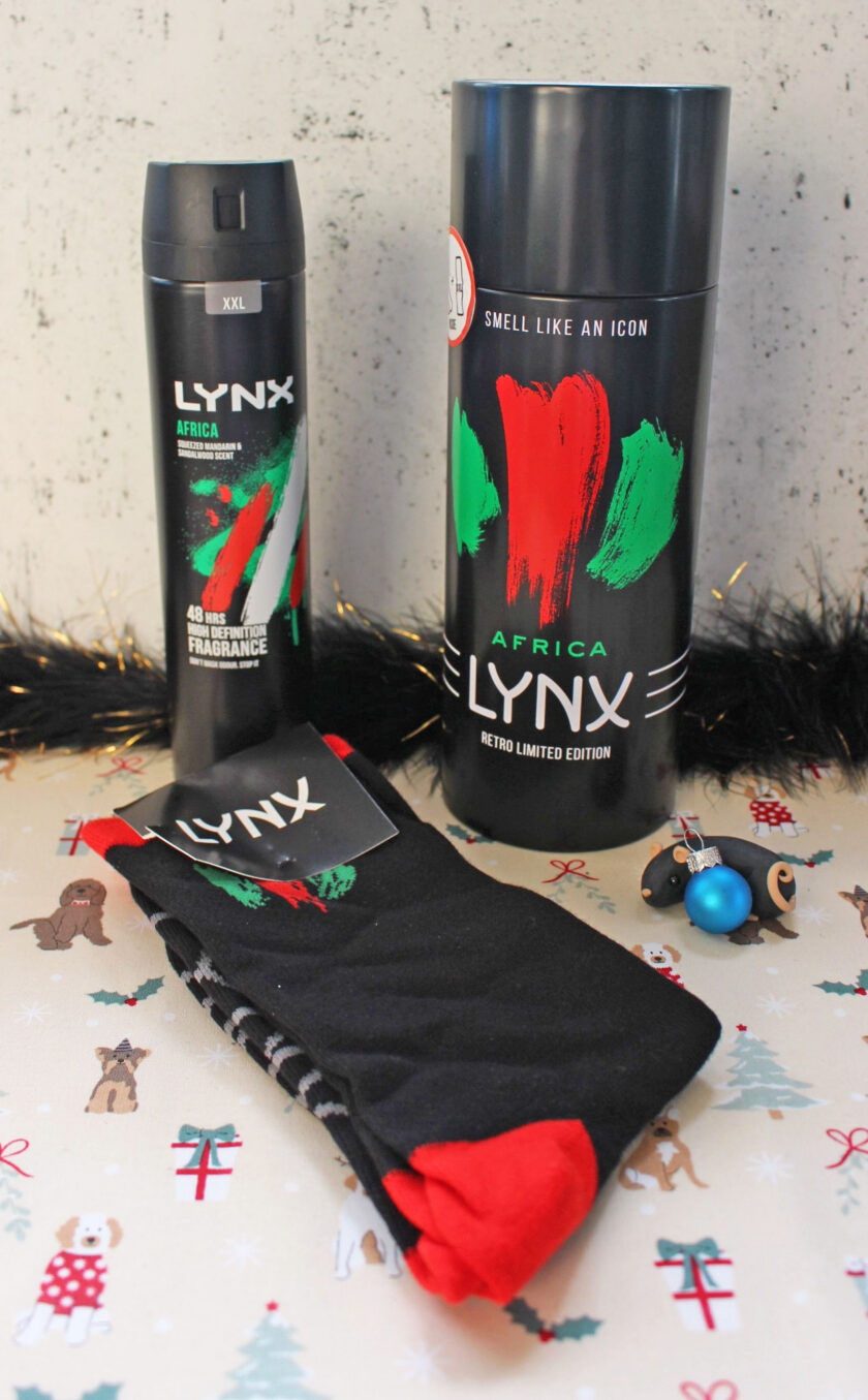 Lynx Africa Body Spray & Socks