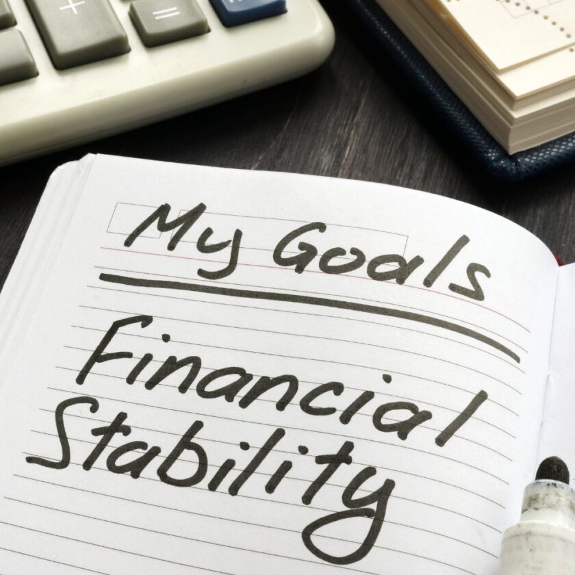 Personal goal - financial stability