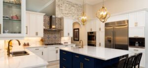 white modern kitchen design
