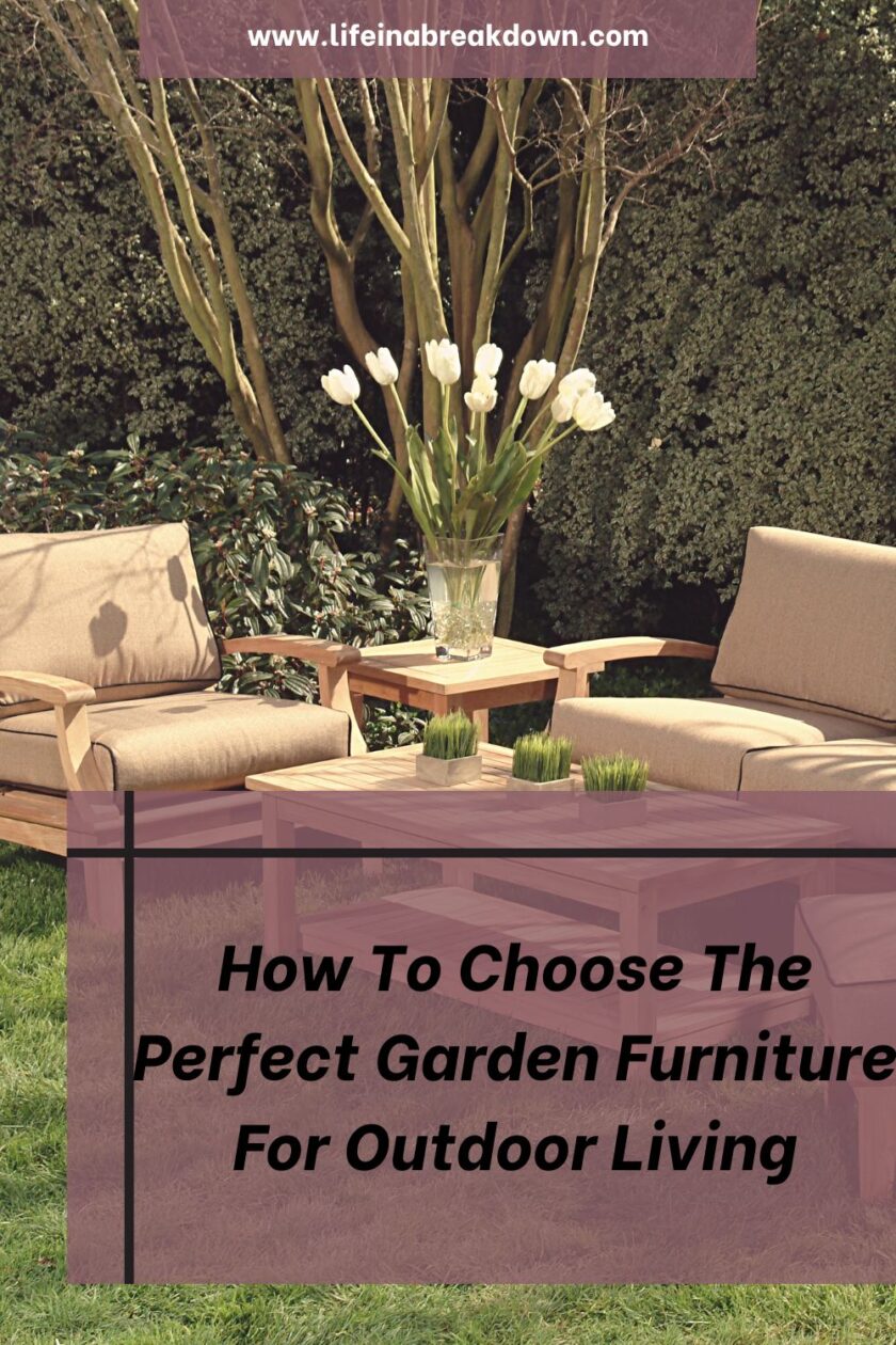 Are you looking to choose the perfect outdoor living furniture? Then here are some hints and tips to try and make sure you get the right pieces for you.