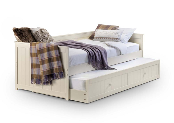Pictured: Julian Bowen Jessica 3FT Single Day Bed. Available from Bedstar.
