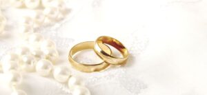 pair of wedding rings