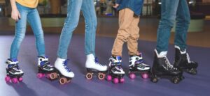 people at a roller skating rink