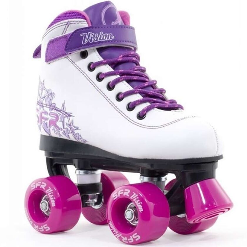 SFR VISION II QUAD ROLLER SKATES PURPLE