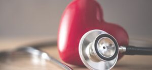 red heart with a stethoscope i