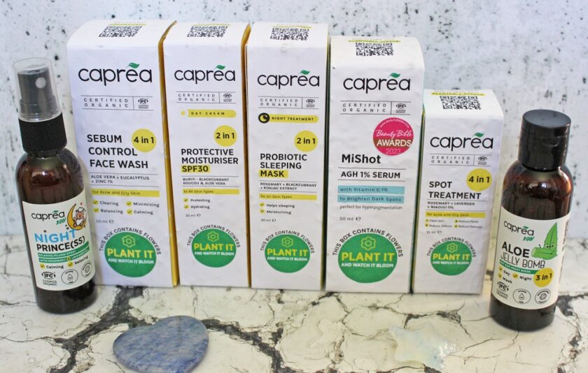 Caprea Beauty Products with Plantable Boxes (1)
