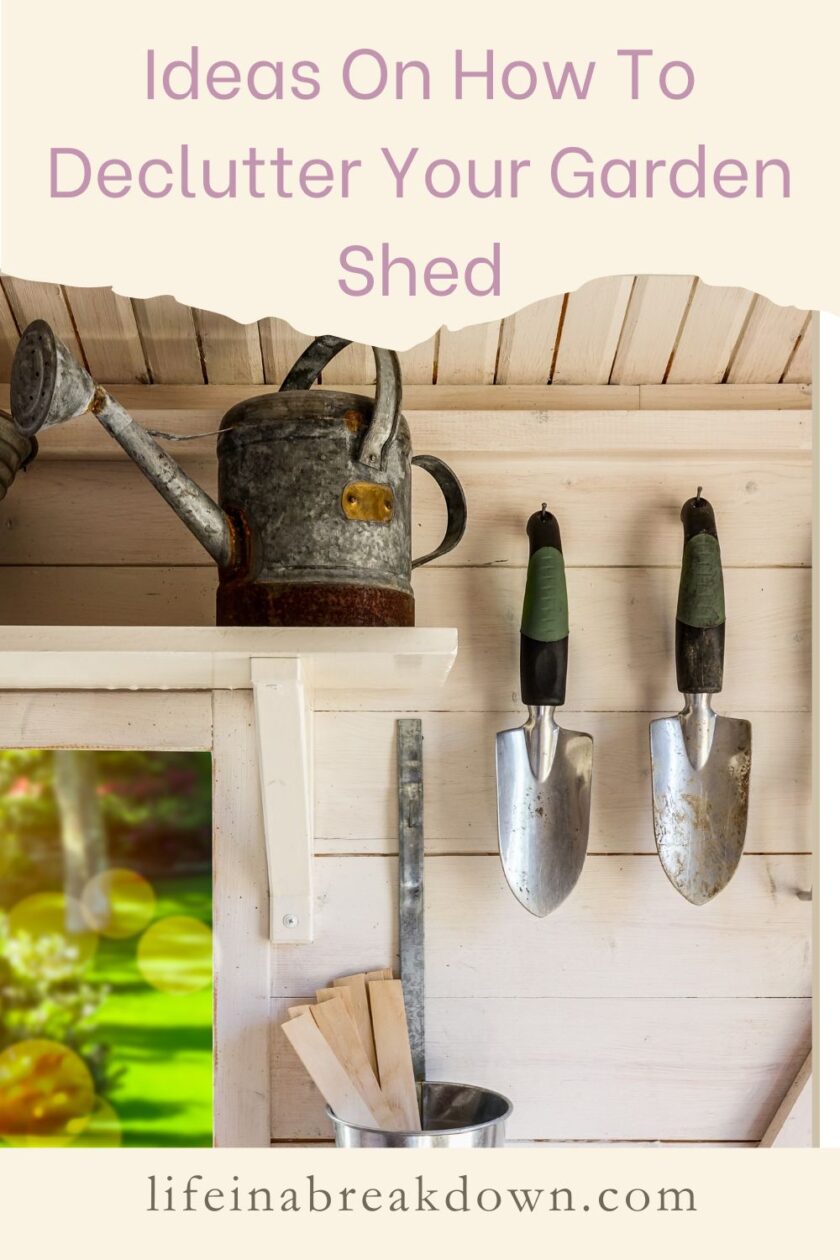 Are you looking to declutter your shed? Then here are some good ideas to help you do just that this year simply and easily.