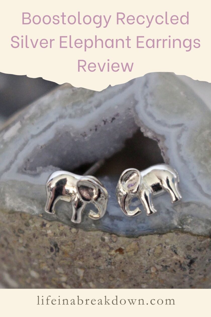 Looking for a new pair of earrings that are made using recycled silver? Then check out the range from Boostology including this elephant pair.