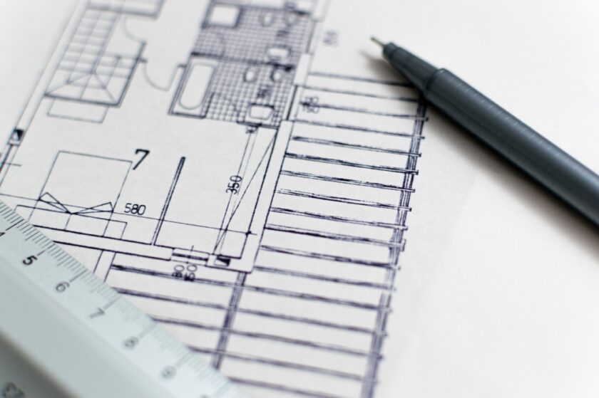 Floor plan of a home