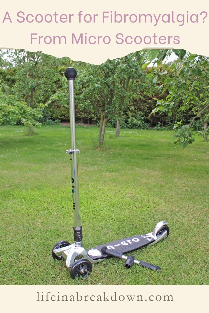 Have you ever wondered if a scooter could help you when out and about walking? Well how about a Micro Scooter for Fibromyalgia?