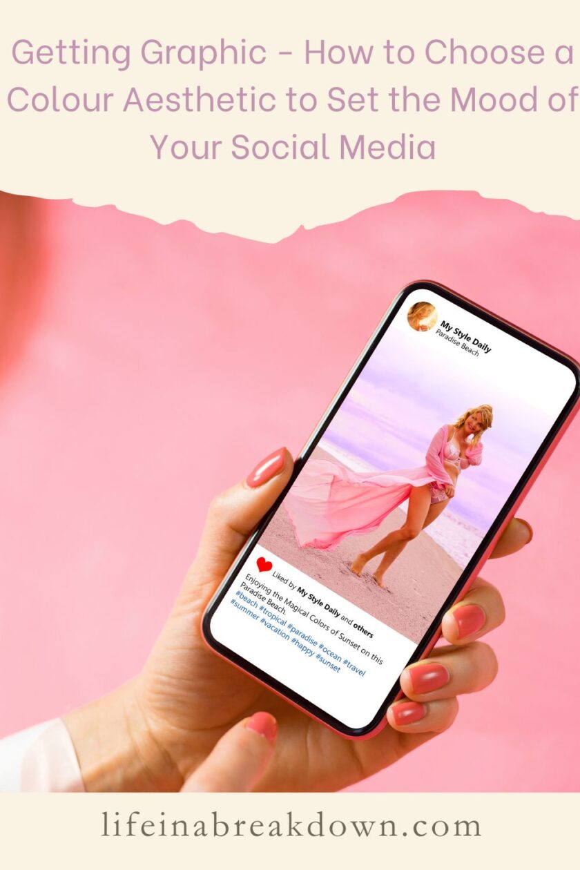 How to choose a colour aesthetic for your social media pin