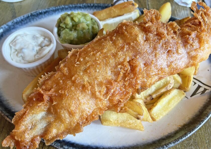 Three Horseshoes Leek Fish and Chips