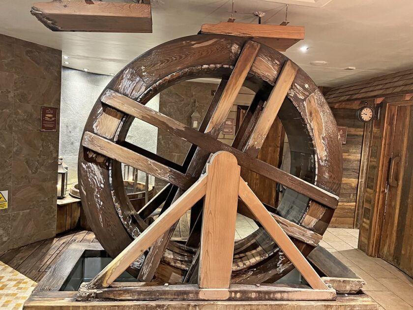 Three Horseshoes Leek Mill Wheel