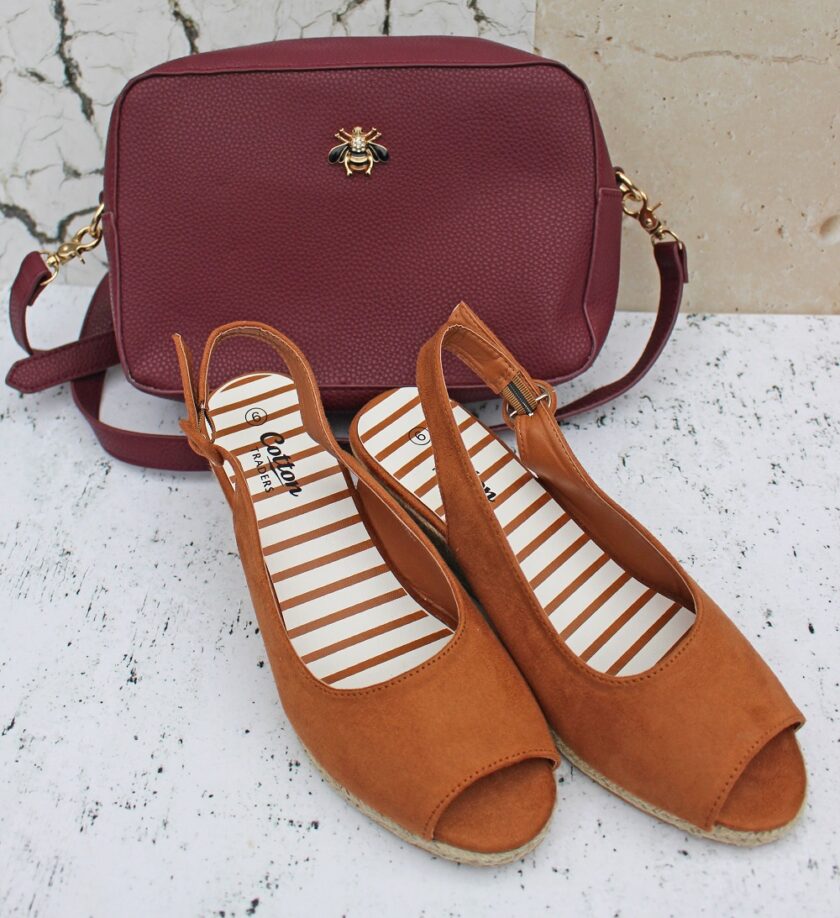 Bag and Wedge Sandals from Cotton Traders
