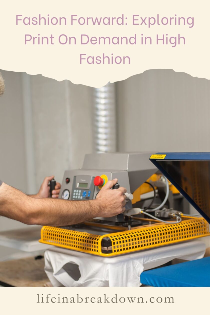 Are you thinking about looking into print on demand services? This is how it is becoming part of high fashion.
