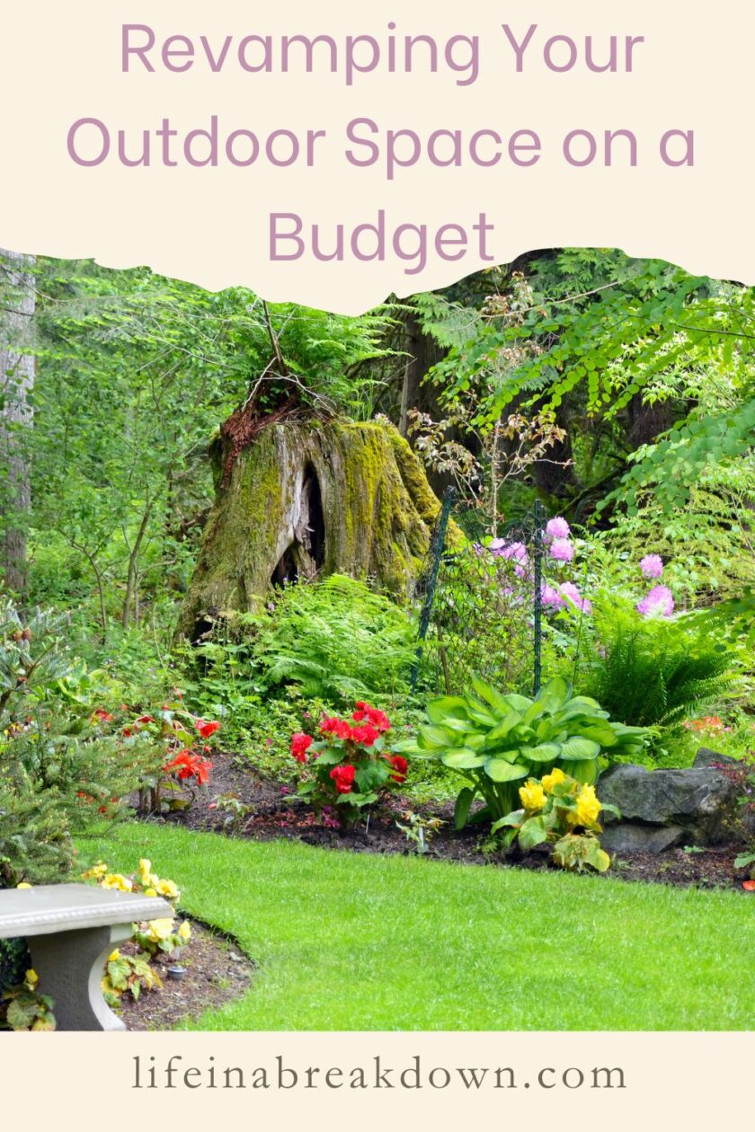 Are you looking for some ideas to revamp your outdoor space without spending to much? Then here are some ideas to help you out.
