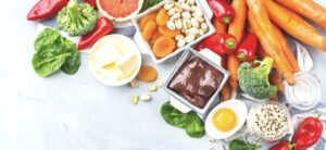 selection of healthy foods