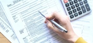 someone filing a tax return