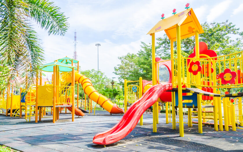 Outdoor Playground in the park