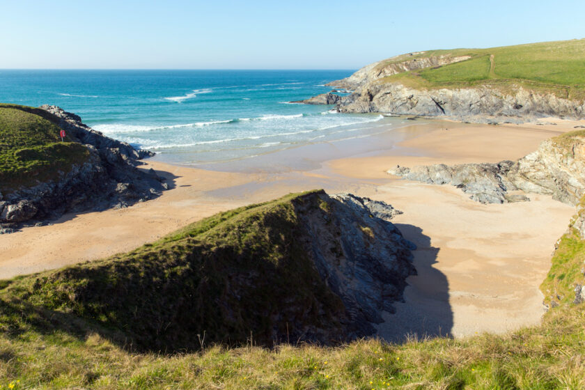 Porth Joke beach next to Crantock bay Cornwall England UK near Newquay and on South West Coast Path also known as Polly Joke in spring with blue sea and sky — Stock Photo, Image
New
Remove BG
Save
Share
Sample
New
Porth Joke beach next to Crantock bay Cornwall England UK