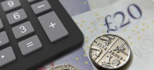 calculator and money