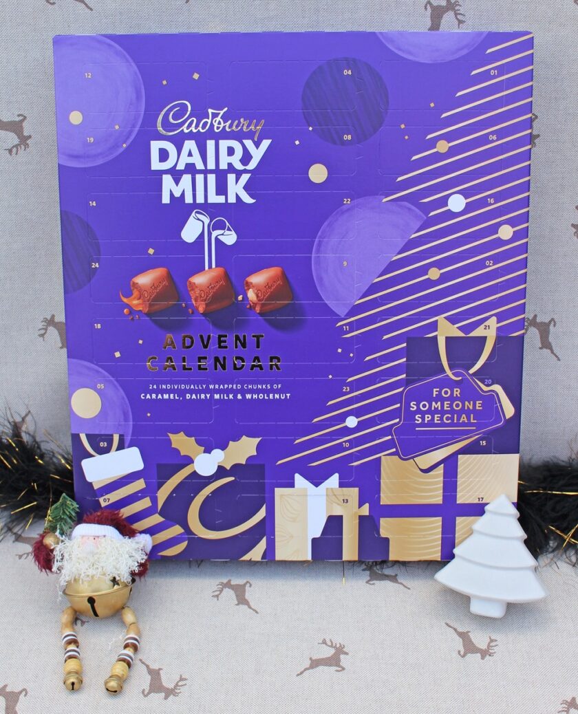 Cadbury Dairy Milk Caramel and Wholenut Advenut