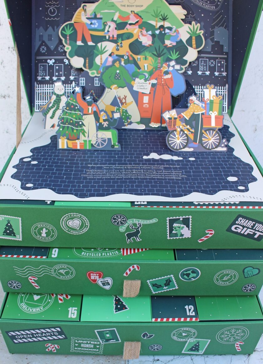 The Body Shop Box of Wishes and Wonders Open Box