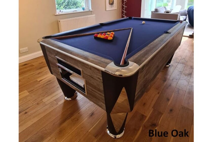 Blue Pool Table