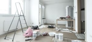 home being renovated
