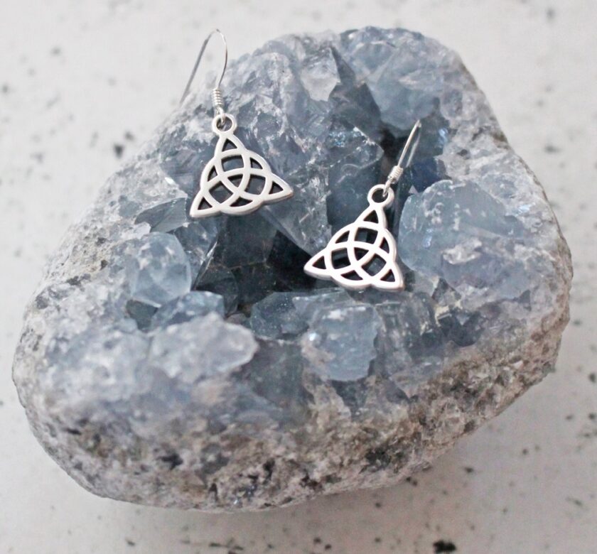 Carrie Elspeth Celtic Triangle Earrings