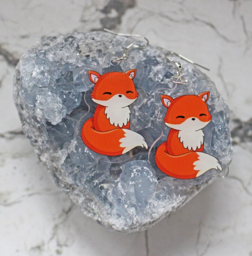 Drix Productions Fox Earrings