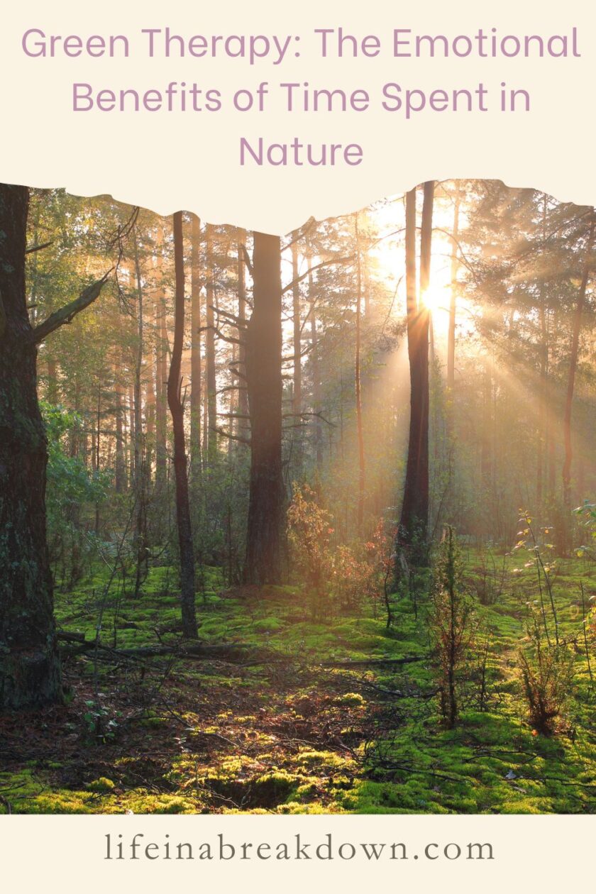Are you wondering if there are benefits to spending your time outside then this post goes into green thearapy.