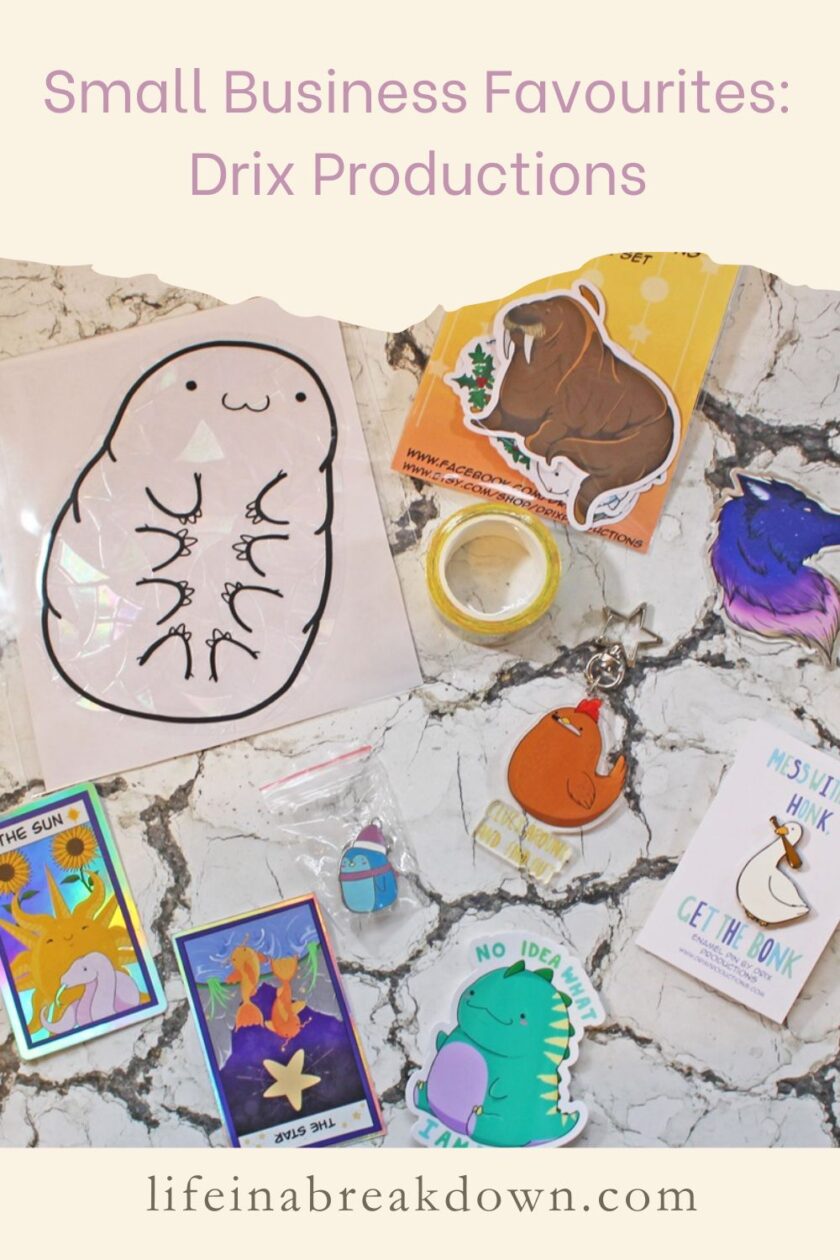 Are you looking for a new cute small business to love? Then how about Drix Productions, find out more about them in this post.