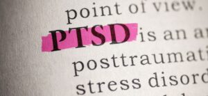 PTSD highlighted in pink