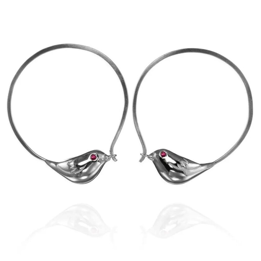 Sparrow Hoop Earrings from Jana Reinhardt