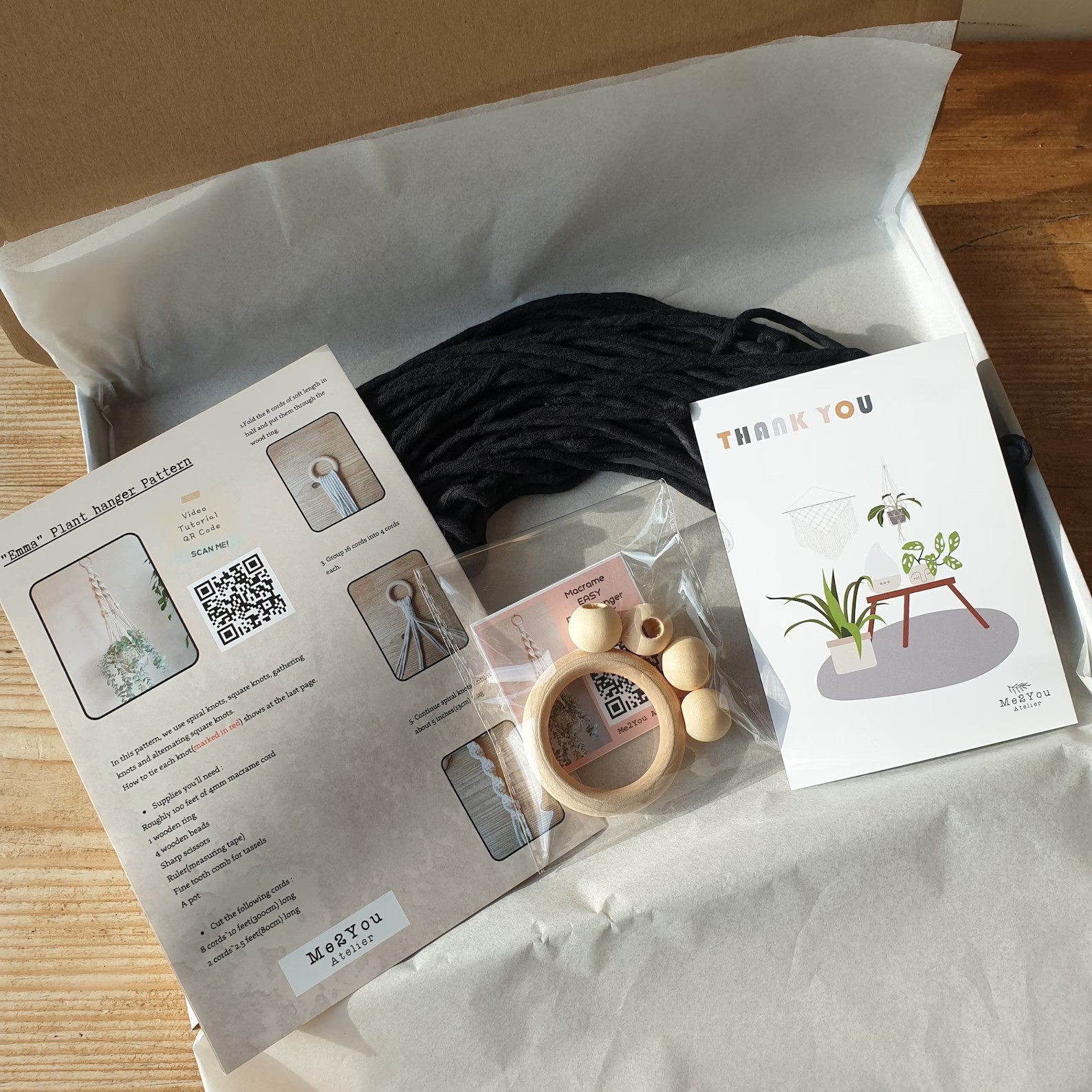 EMMA Macrame Plant Hanging DIY KIT