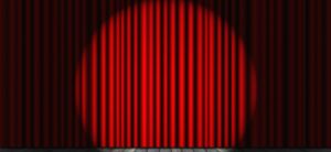 spot light on a stage