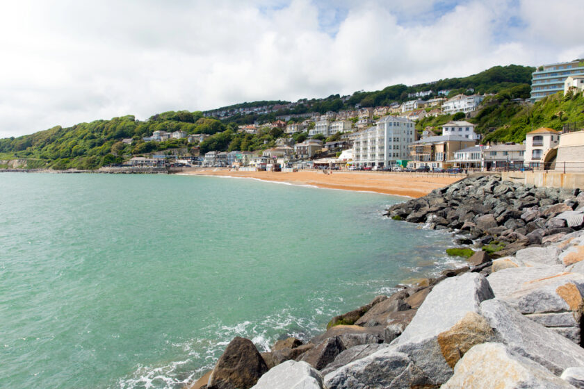 Ventnor seafront Isle of Wight uk south coast of the island tourist towN
