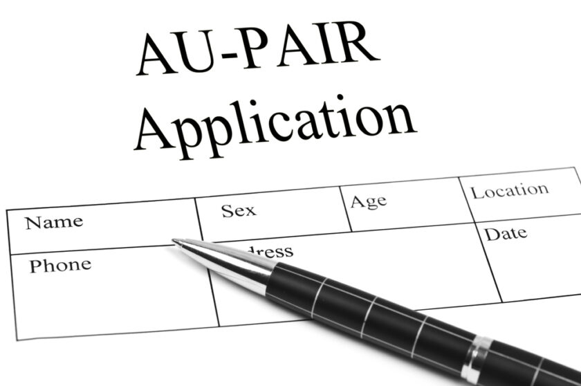 Au pair application form