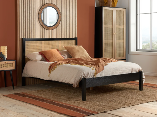 Pictured: Birlea Croxley 4FT 6 Double Bed Frame Black. Priced £349 (Save £150 on RRP) Available from Bedstar.