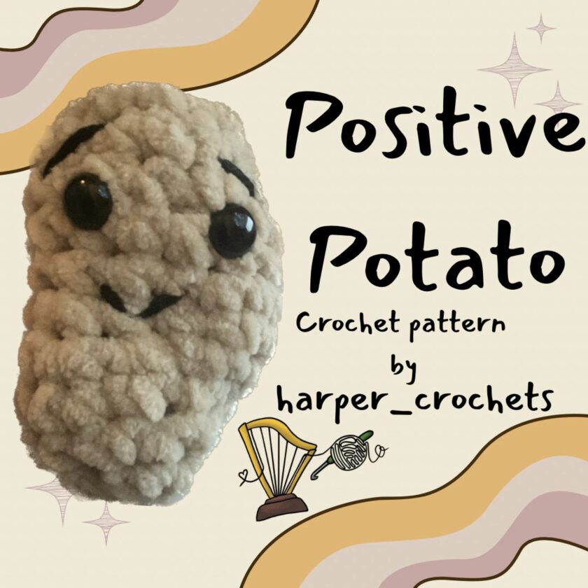 Positive Potato by Harper Crochets