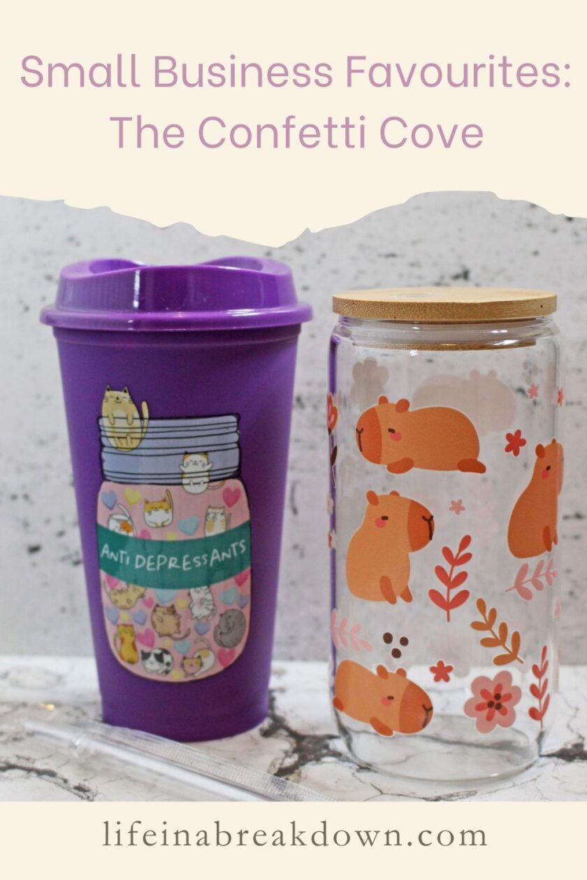 Do you love small businesses? Do you want to some new cups for summer? Then it is well worth checking out The Confetti Cove!