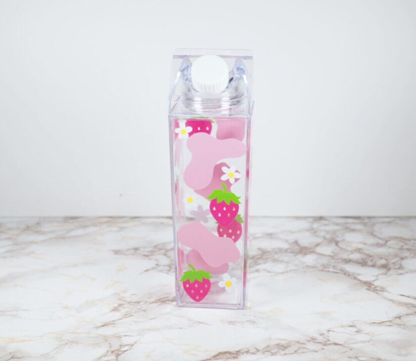 Strawberries and Pink Cow Print from The Confetti Cove